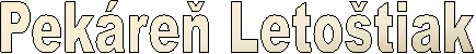 Pekáreň Letoštiak